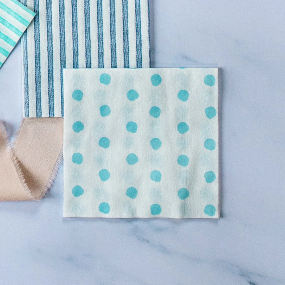 Vietri High - Quality Papersoft Dot Cocktail Napkins Pack Containing 20 Pieces