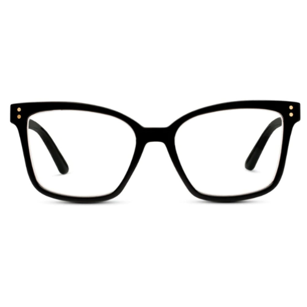 Peepers Stylish Blue Light Reading Glasses - Octavia Model in Black Color
