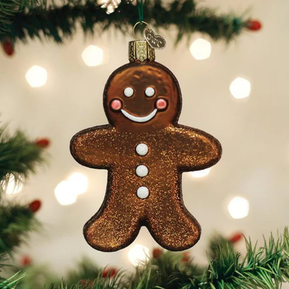 Old World Christmas Decorative Ginger Cottages Gingerman Ornament