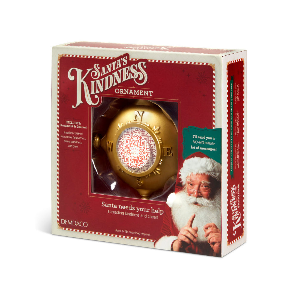 Christmas Santa's Kindness Promotion Ornament and Journal Set for Children