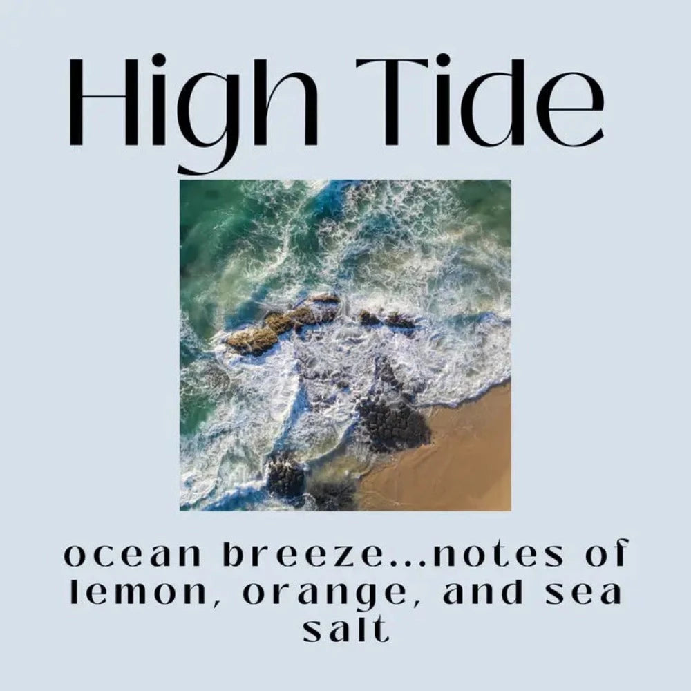 Exquisite High Tide Scented Soy Wax Candle for a Coastal Ambiance