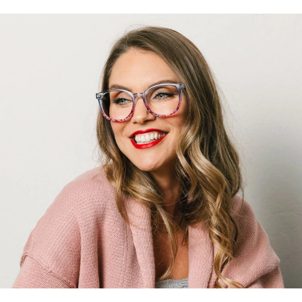 Peepers Blue Light Reading Glasses - That's a Wrap in Blue Color