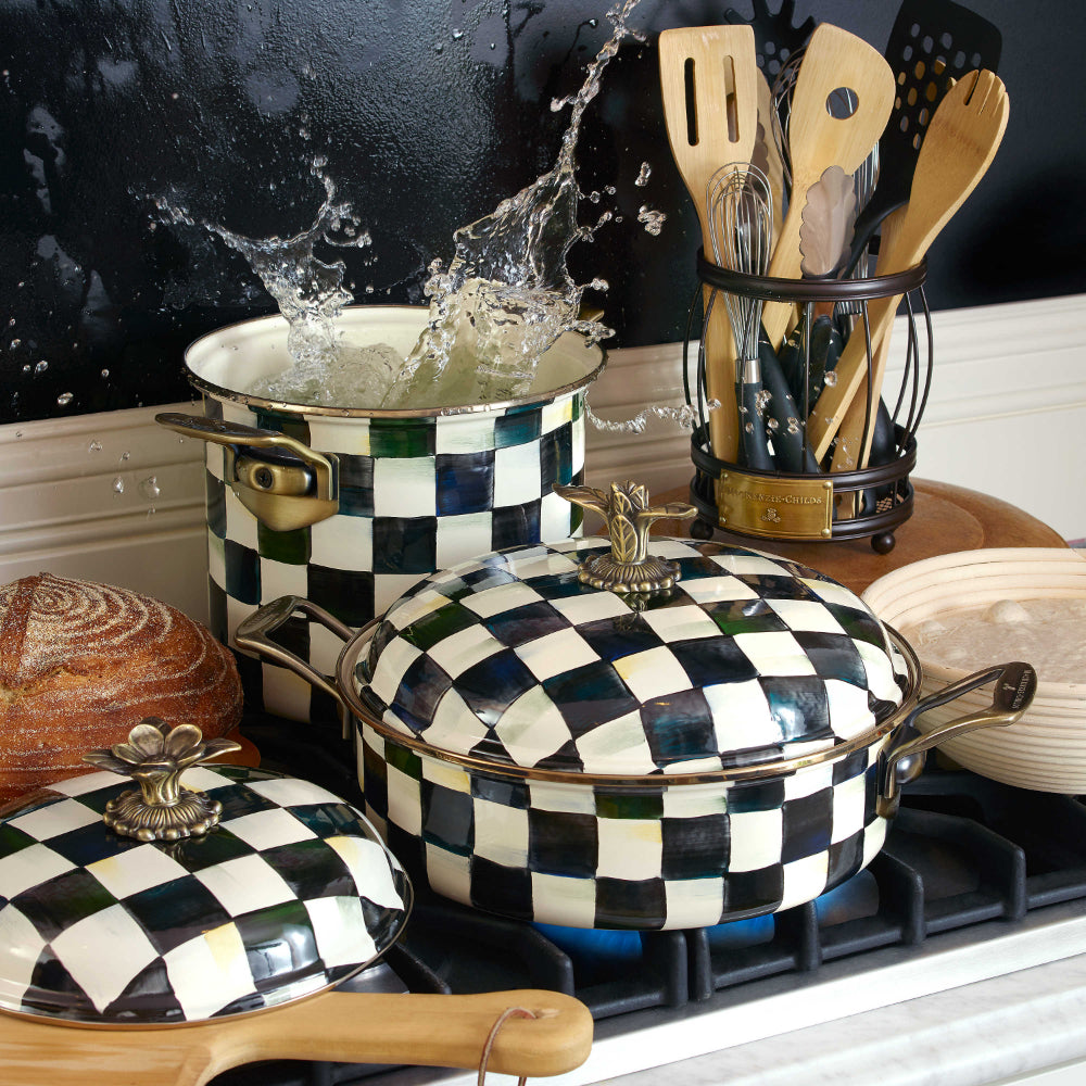 MacKenzie-Childs Premium Kitchen Utensil Holder Caddy