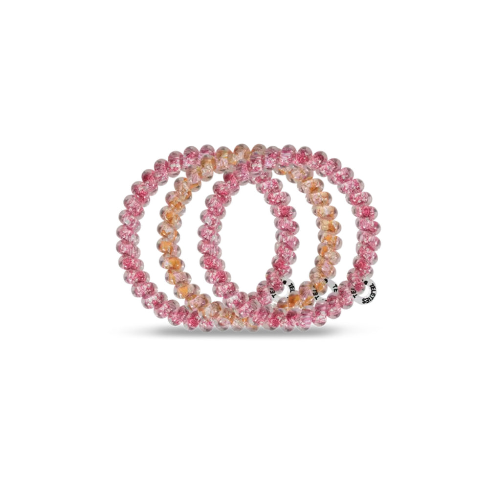 TELETIES Small Hair Ties - Stylish Set of 3 for Everyday Use