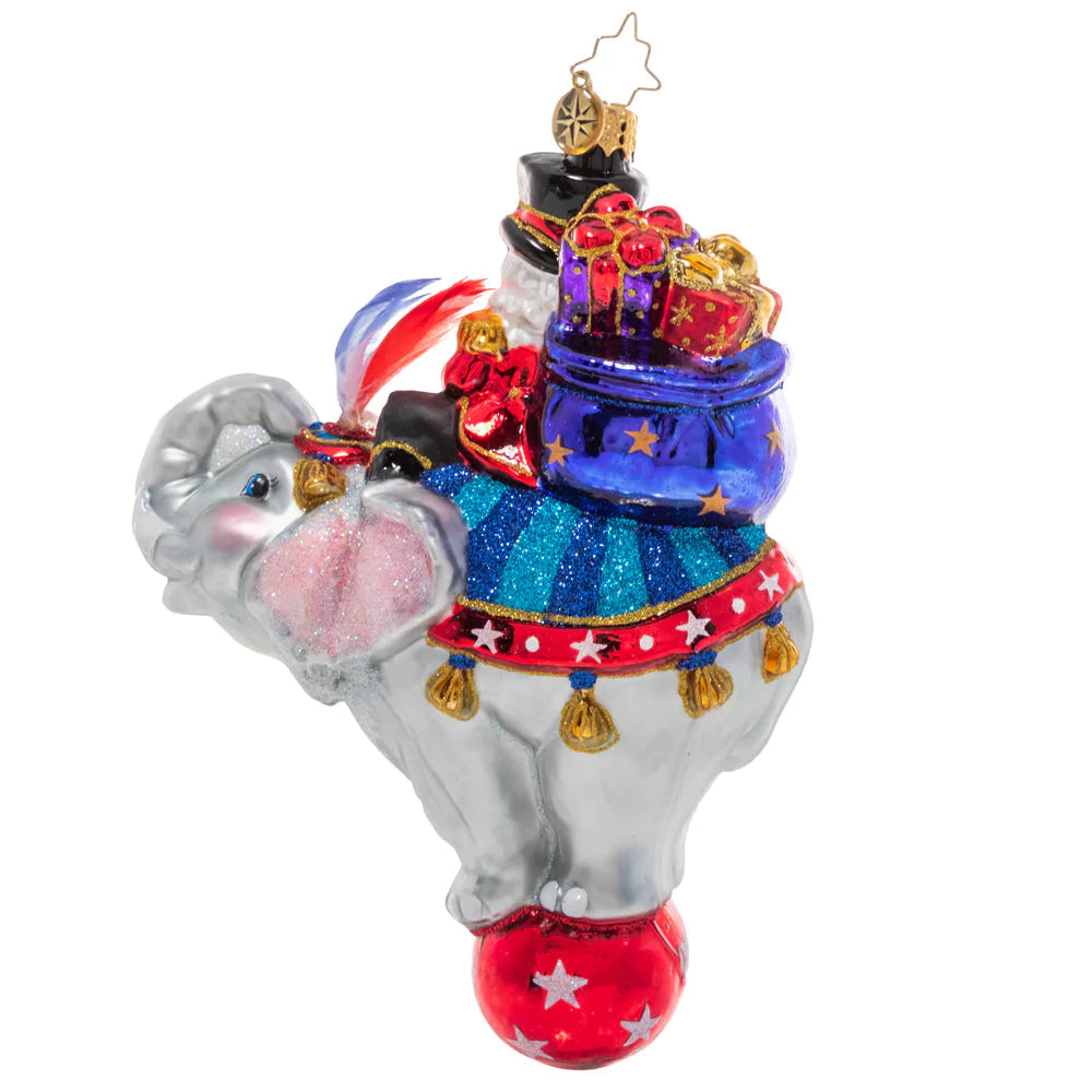 Christopher Radko Christmas Circus Ringmaster Santa Claus Ornament