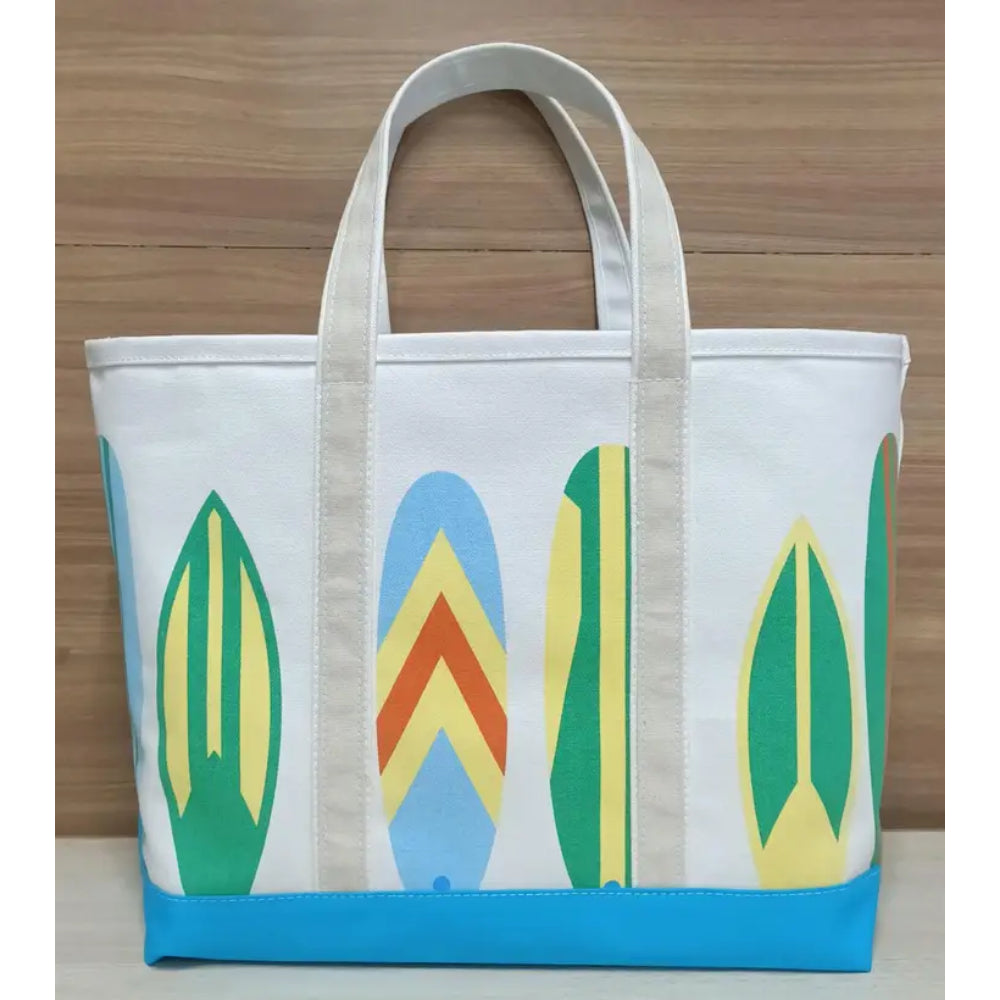 Crab & Cleek Malibu Surfing Beach Tote Bag