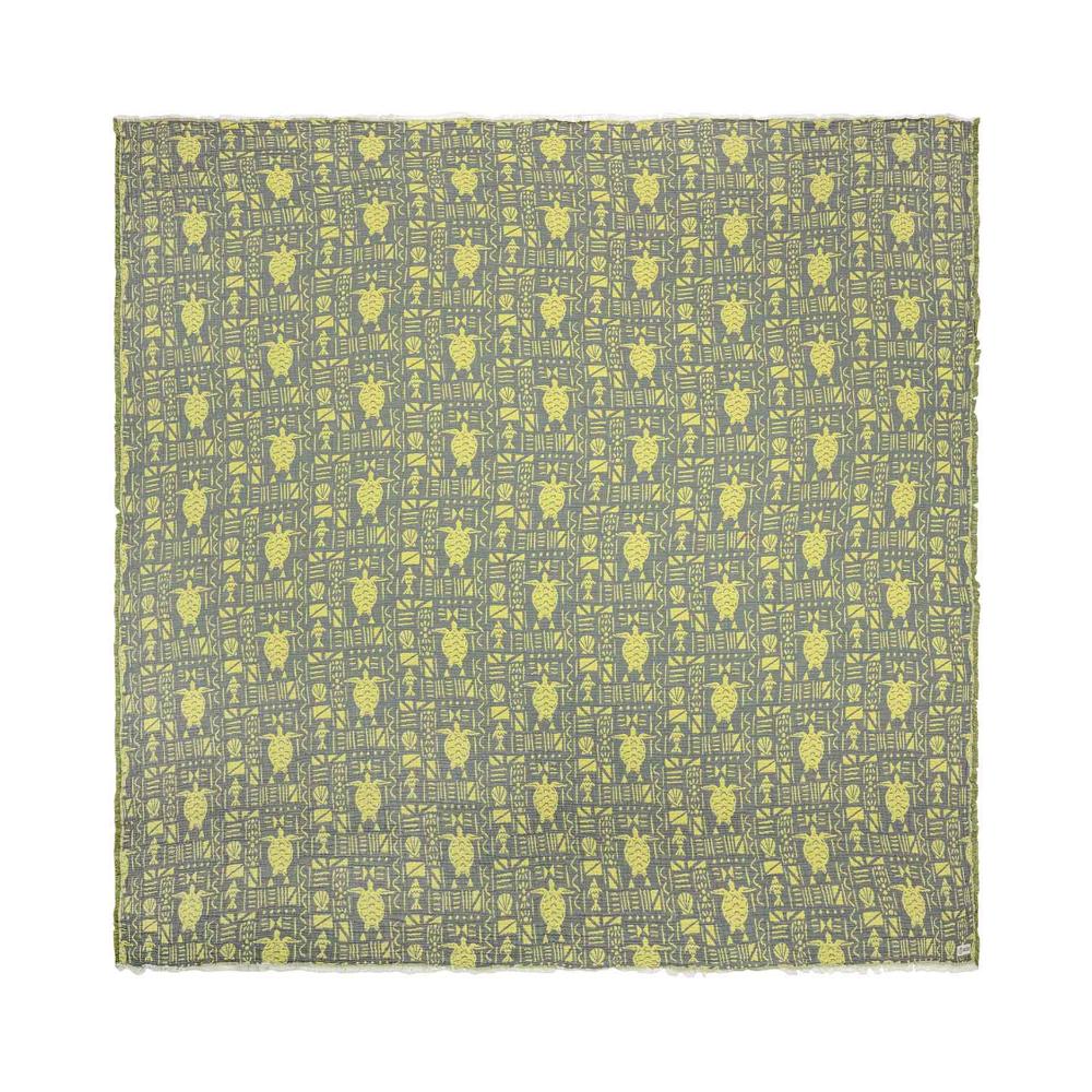 Sand Cloud - Extra Large Stamp Turtle Party Blanket Made of Turkish Organic Cotton