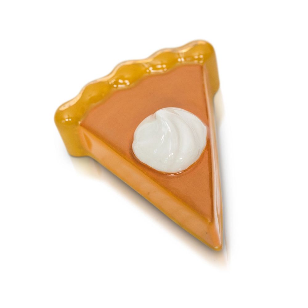 Nora Fleming Adorable Summer 2023 Pumpkin Pie Slice Decor