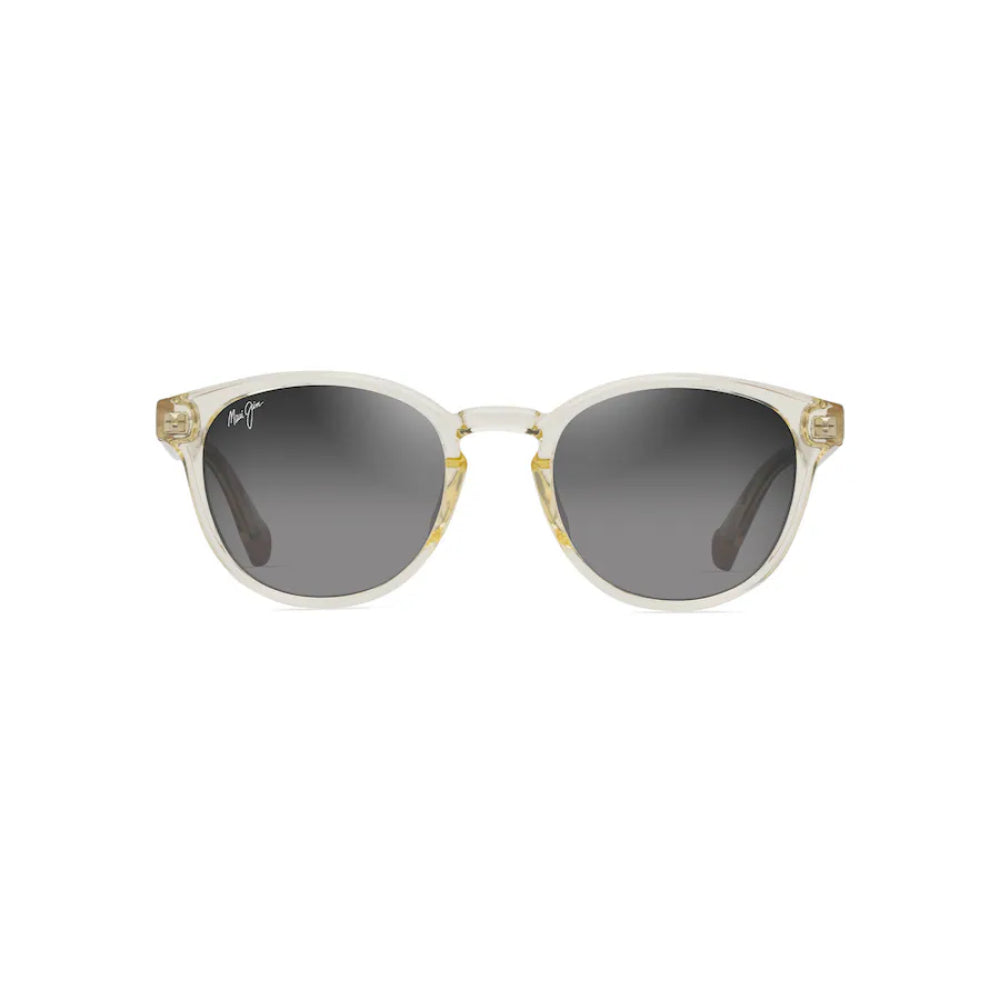 Maui Jim HIEHIE Shiny Trans Yellow Polarized Sunglasses with SuperThin Glass