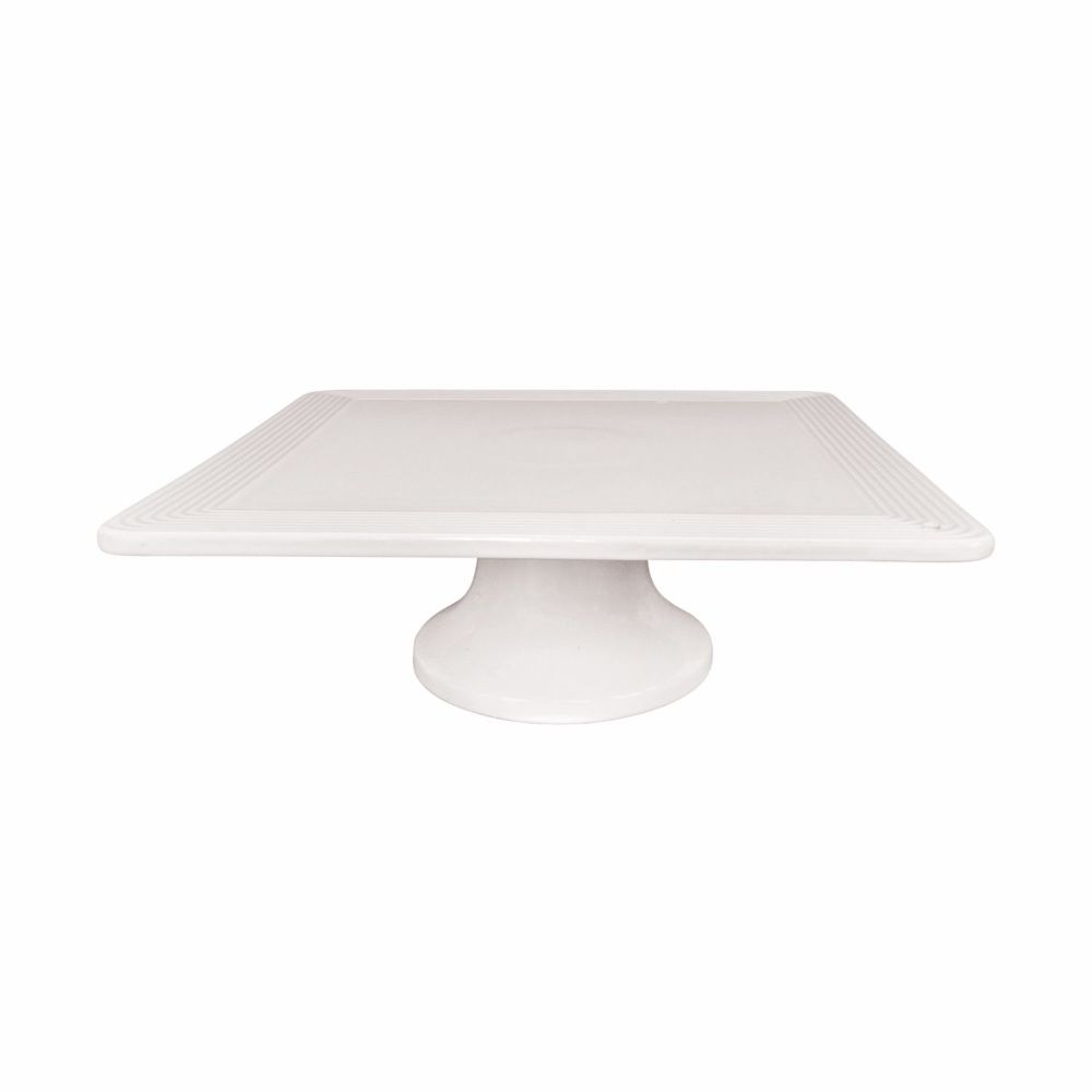 Stylish Nora Fleming Square Pedestal for Modern Tablescapes