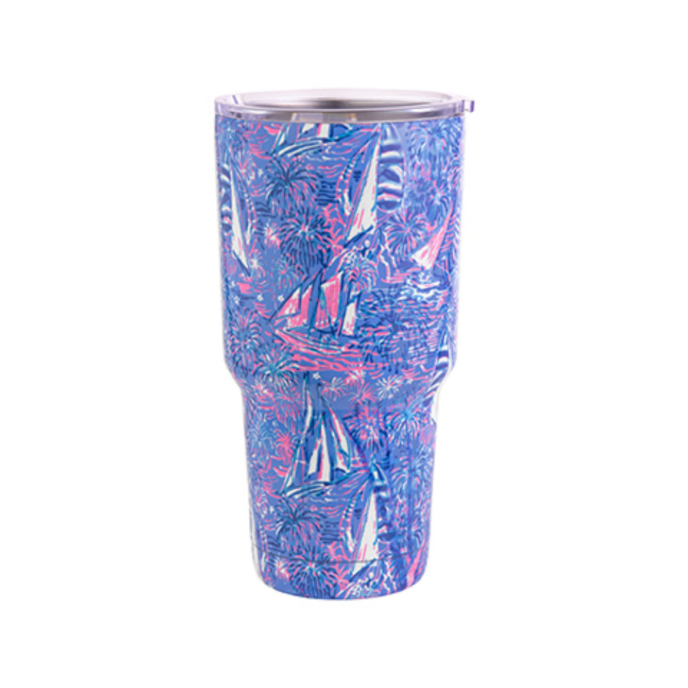 Lilly Pulitzer 30oz Double - Wall Insulated Stainless Steel Tumbler