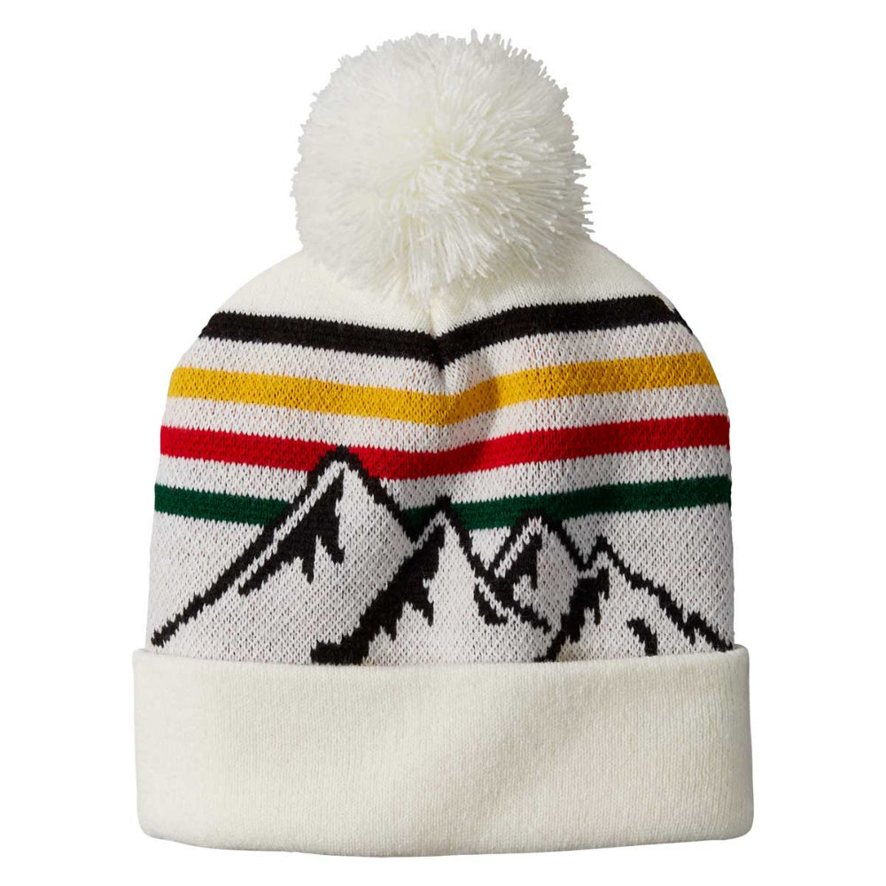 Pendleton Acrylic Retro Fold - Over Brim Pom - Pom Beanie