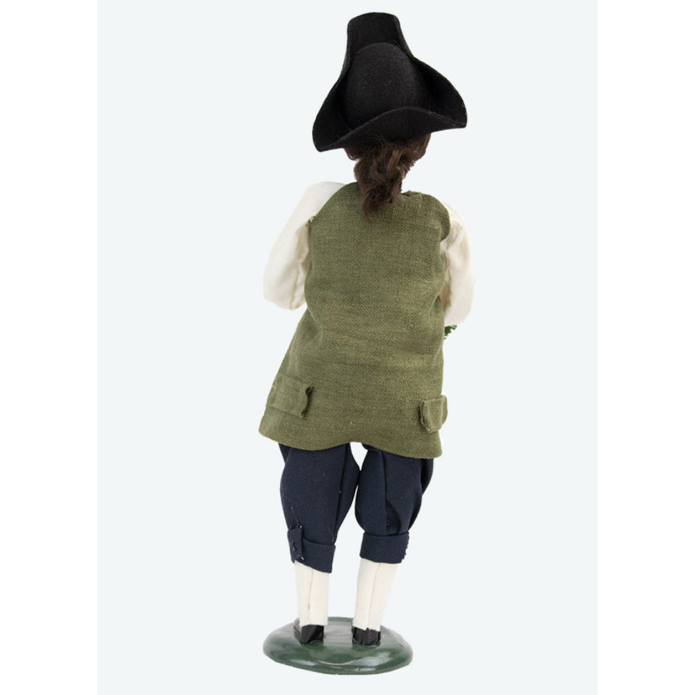 Byer's Choice Colonial Man Caroler from 2024 Historical Collection