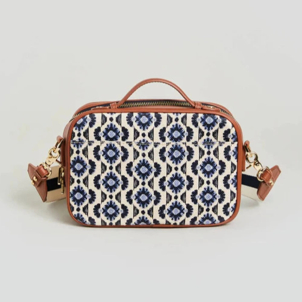 Spartina Ellie Women's Fashionable Striped Crossbody Bag for Marsh Boardwalk Adventures