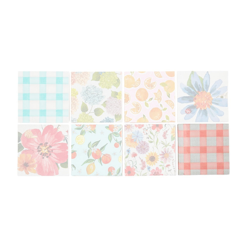 Mud Pie Spring-themed Individual Napkins in Various Designs