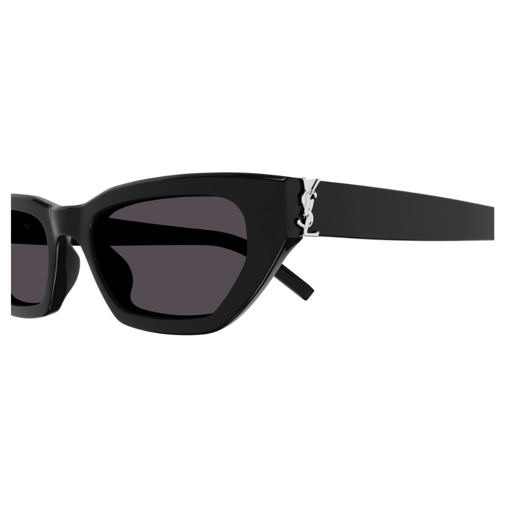 Stylish Saint Laurent Unisex Monogram Cat-Eye Sunglasses in Classic Black