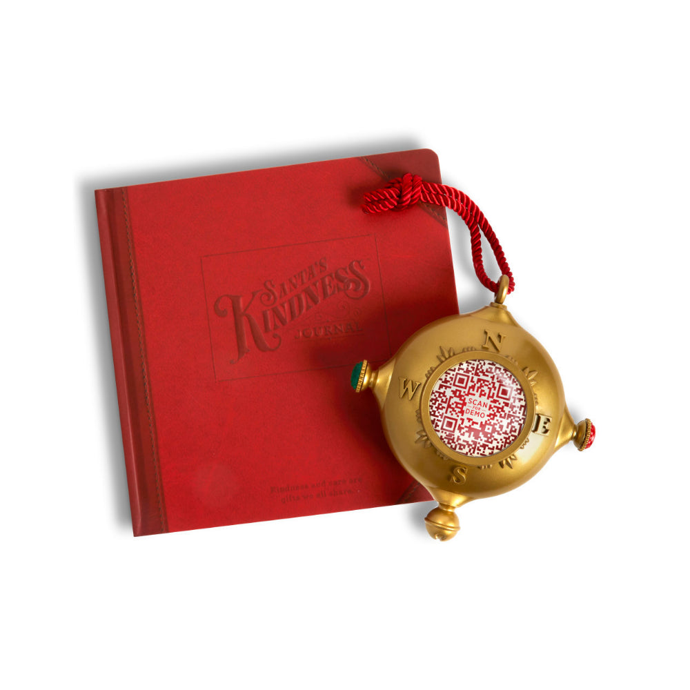 Christmas Santa's Kindness Promotion Ornament and Journal Set for Children
