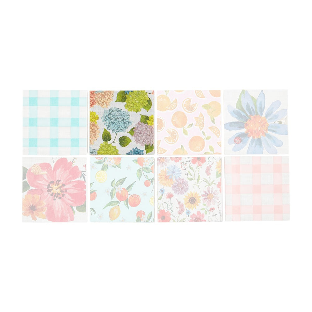 Mud Pie Spring-themed Individual Napkins in Various Designs