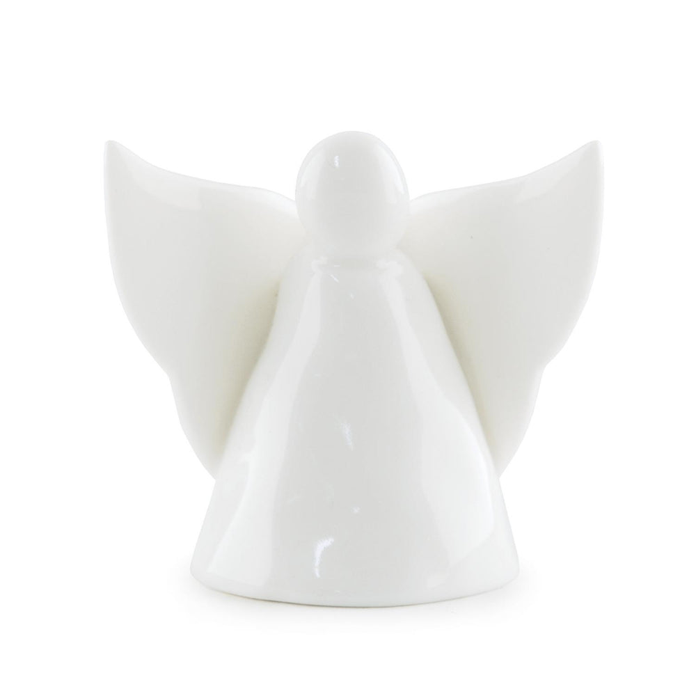 Two's Company Porcelain Angel Decorative Item: Sculpture, Vase, and Candleholder Set in a Premium Gift Box