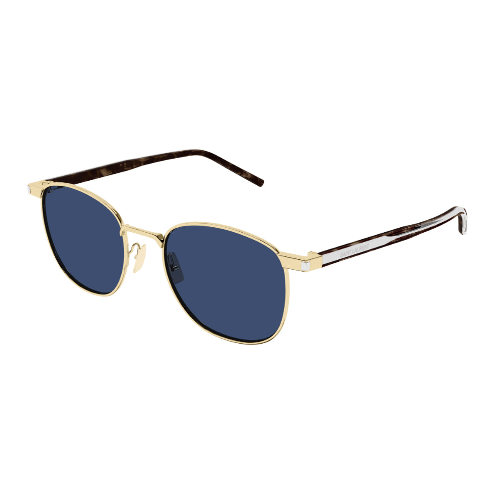 Unisex Gold and Blue Saint Laurent SL 747 Stylish Sunglasses