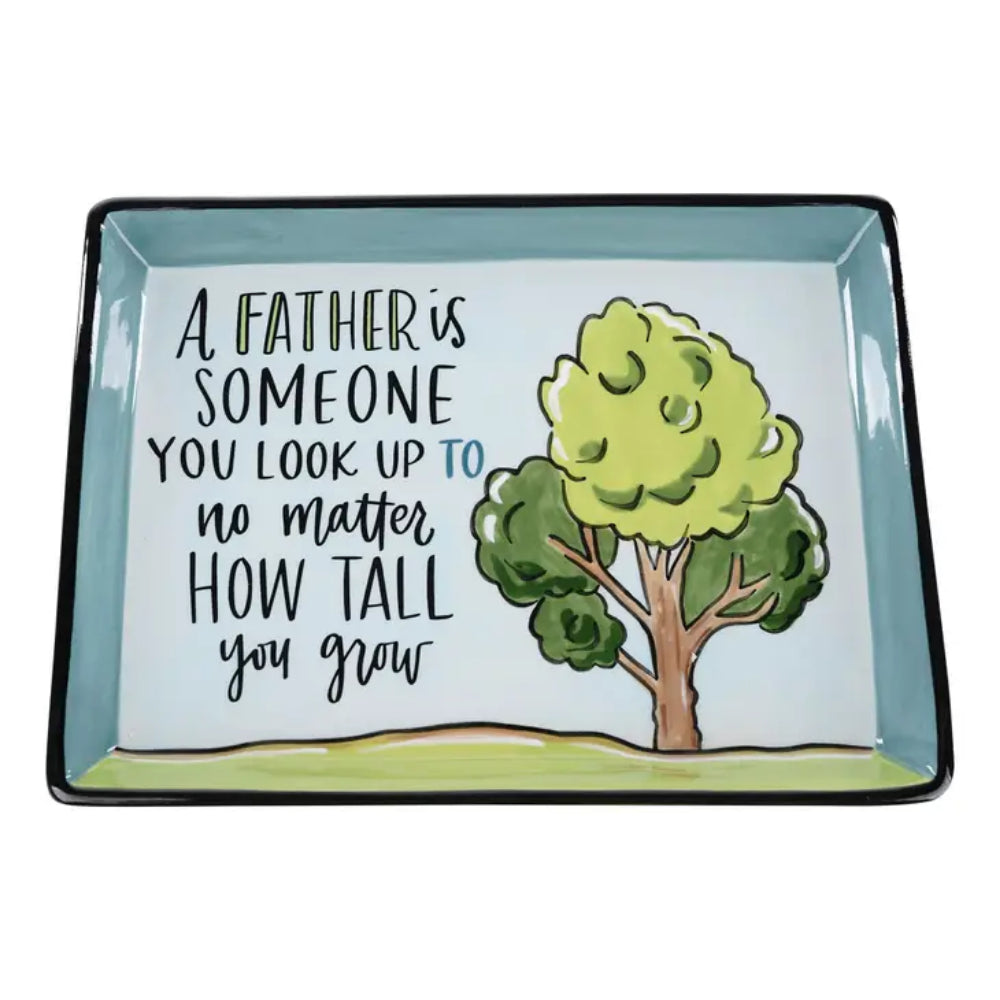 Glory Haus Father's Tribute Tree - The Ideal Trinket Tray for Dad's Valuables