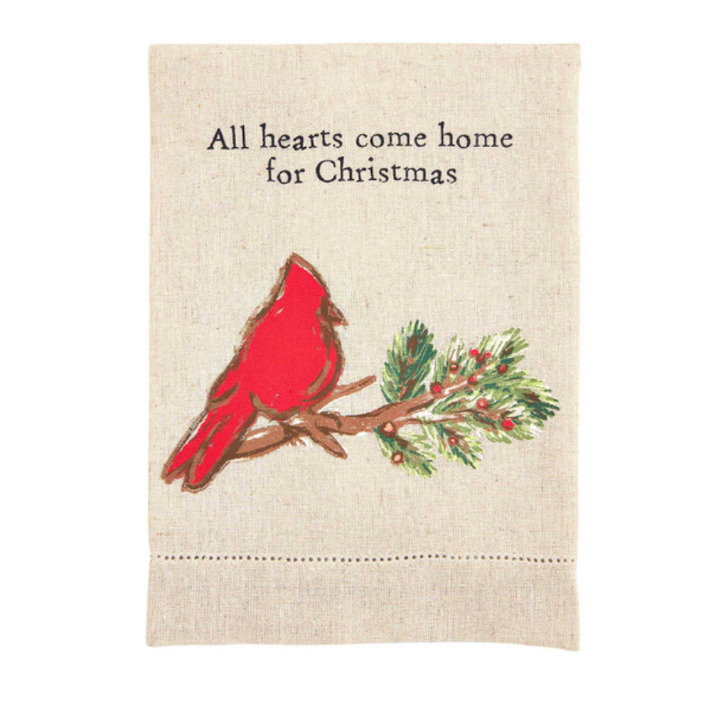 Mud Pie Lodge Decorative Cardinal Hand - Towel for Home Use