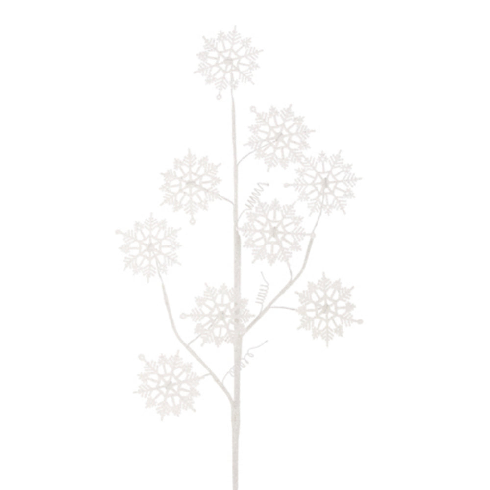 Raz Imports Winter Decorative Snowflake Spray for Festive Home Adornment