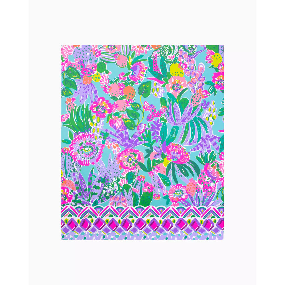Stylish Lilly Pulitzer Three - Ring Binder for Study Organization