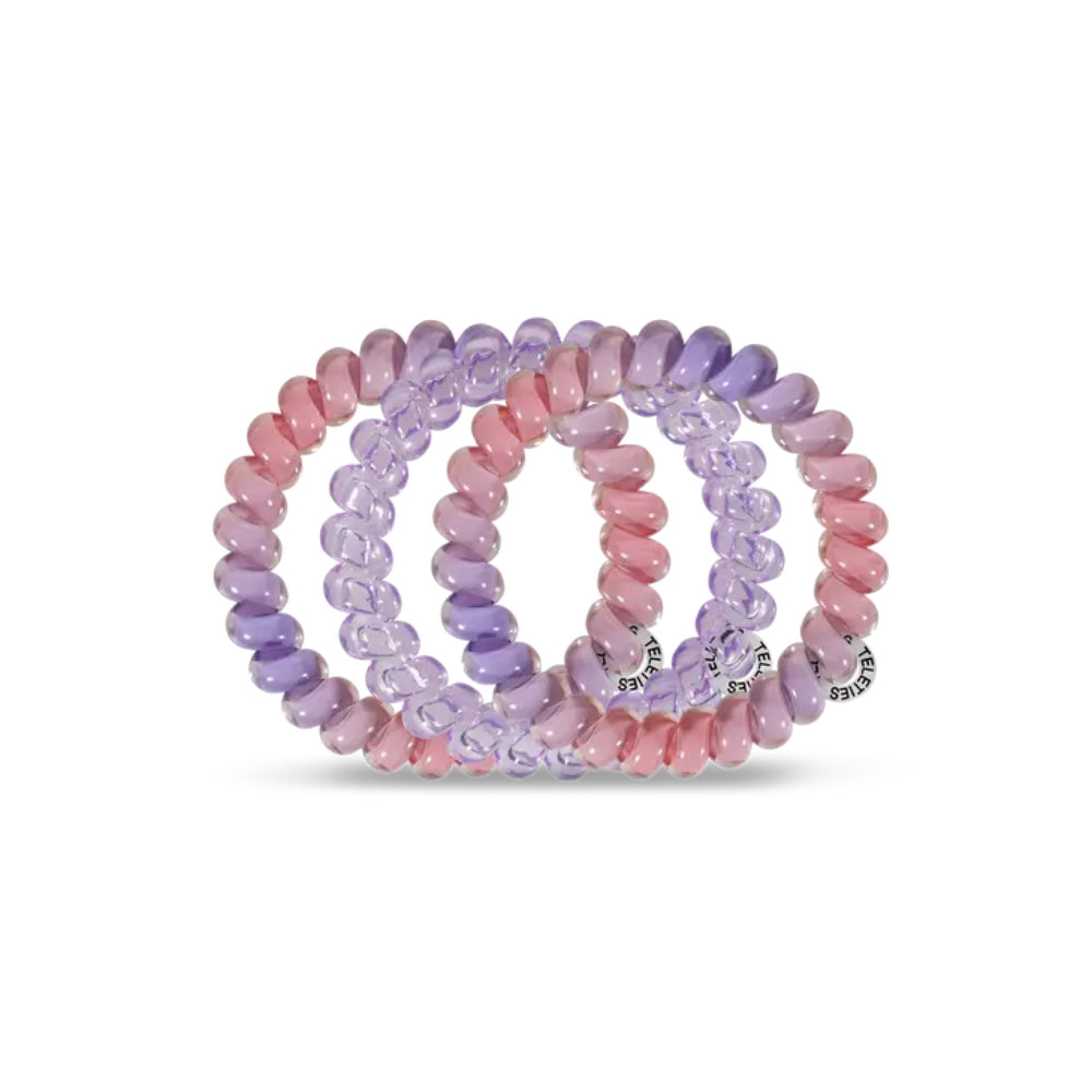 TELETIES Set of 3 Large-sized Hair Ties for Women's Hairstyling