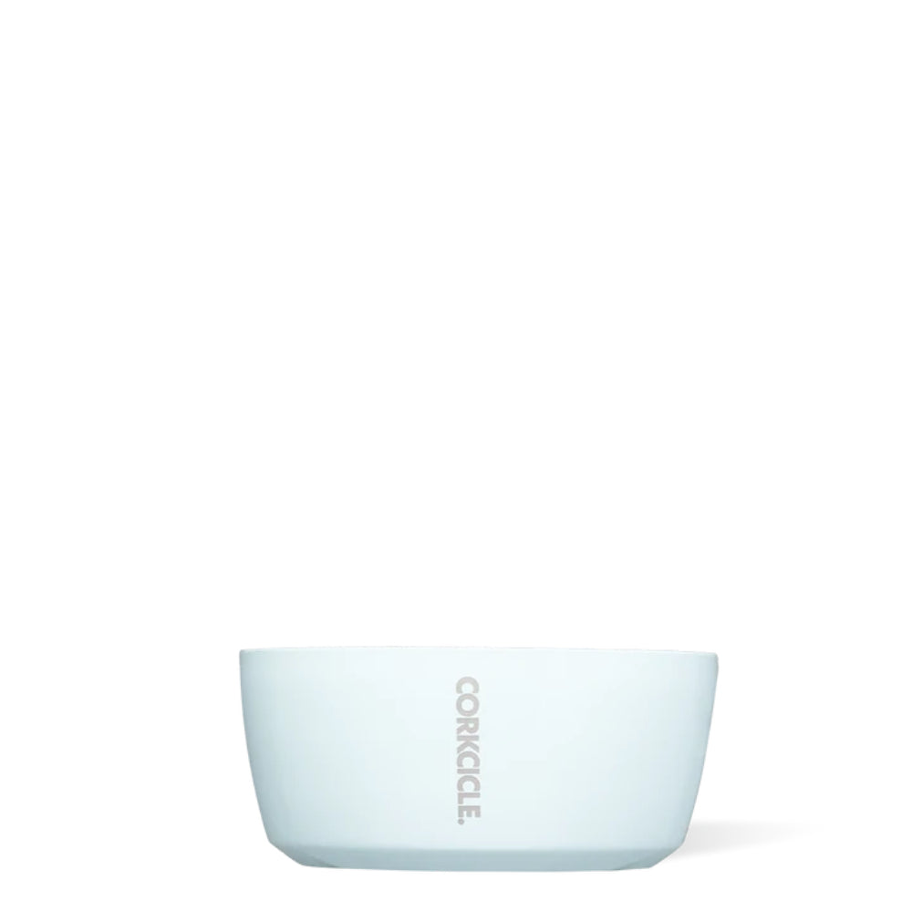 Corkcicle 16-ounce Enamel-Coated Double-Wall Stainless Steel Dog Bowl for Mess-Free Meals