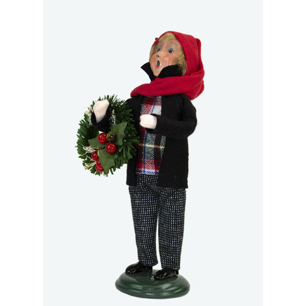 Byer's Choice Holiday Caroling Eve Family Boy Figurine