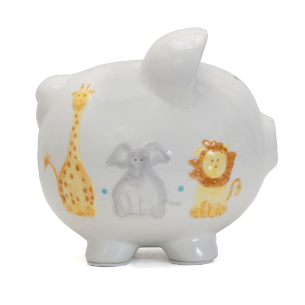 Adorable Child to Cherish Sweet Safari-themed Piggy Bank