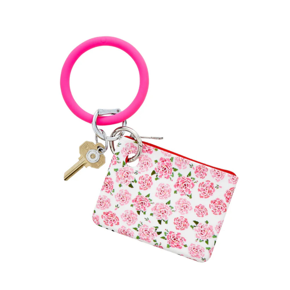 Oventure Mini Silicone Pouch with Fifty States Floral Design - Ideal Everyday Organizer