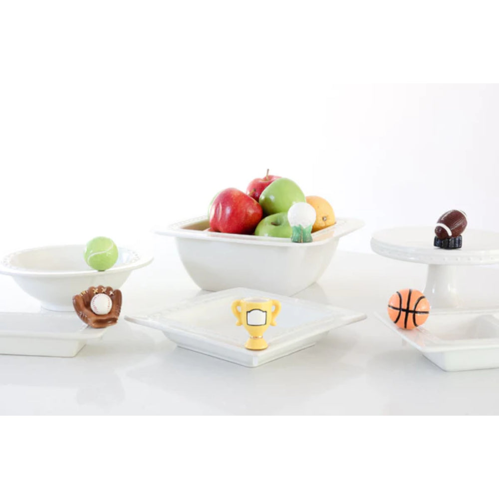 Nora Fleming Tennis Themed Game, Set, Match! Miniature Collectible