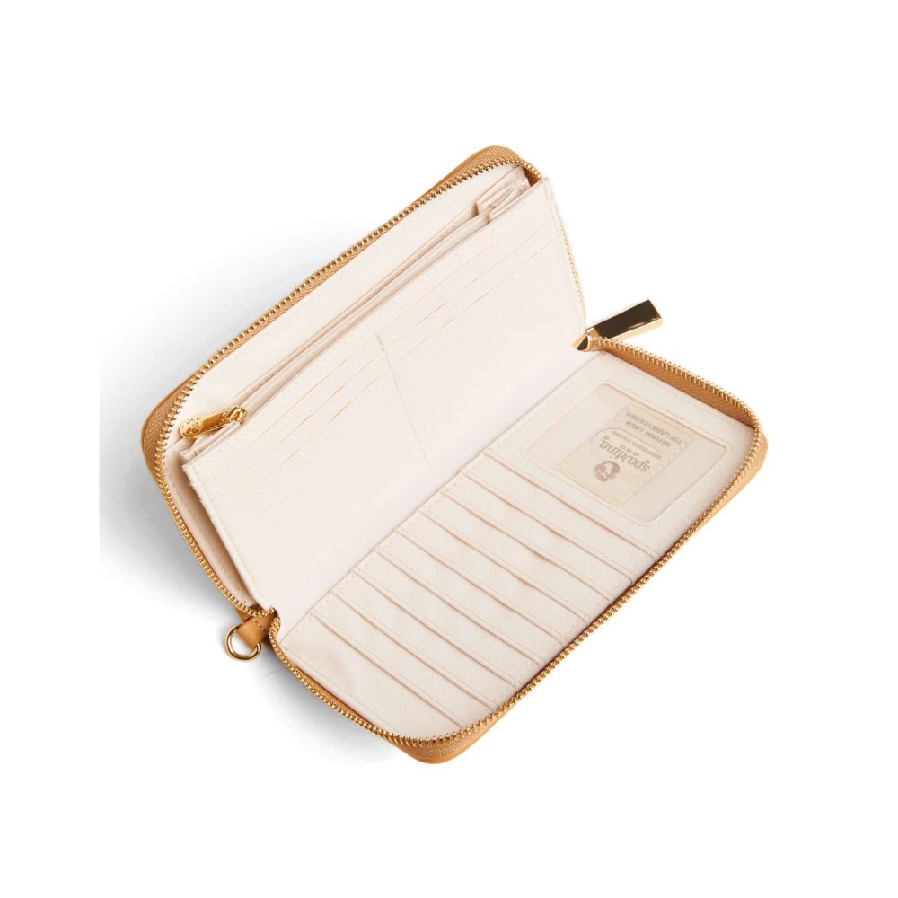 Spartina 449 Ogeechee Full - Zip Wallet with Mermaid Stud & Wristlet Function