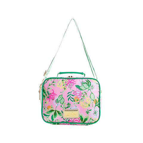 Stylish Lilly Pulitzer Adjustable - Strapped Picnic Lunch Bag