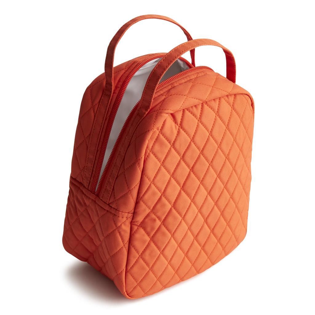 Stylish Vera Bradley Cotton Gabardine Lunch Bag for On - the - go Meals