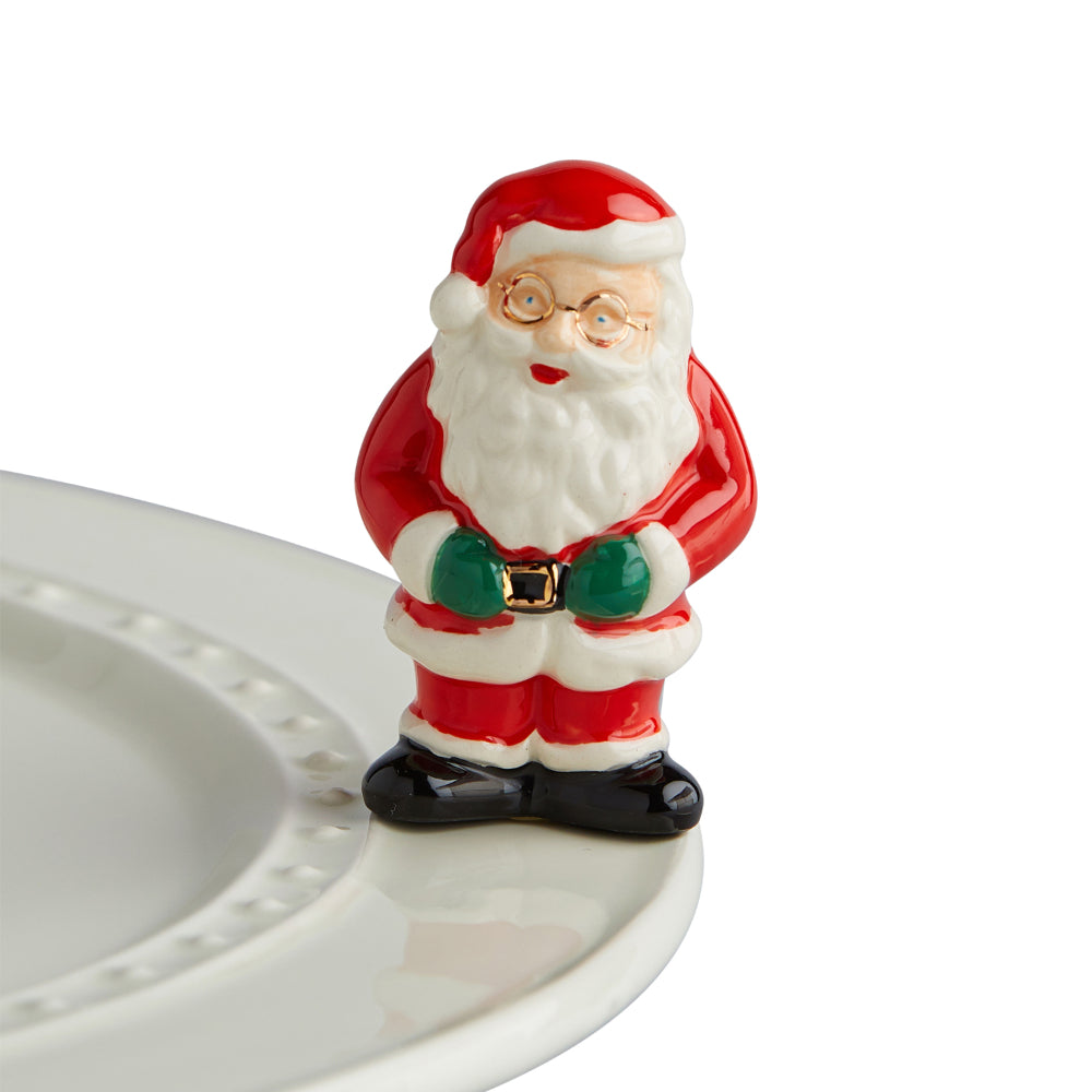 Updated Sweet Nora Fleming Miniature Father Christmas Figurine