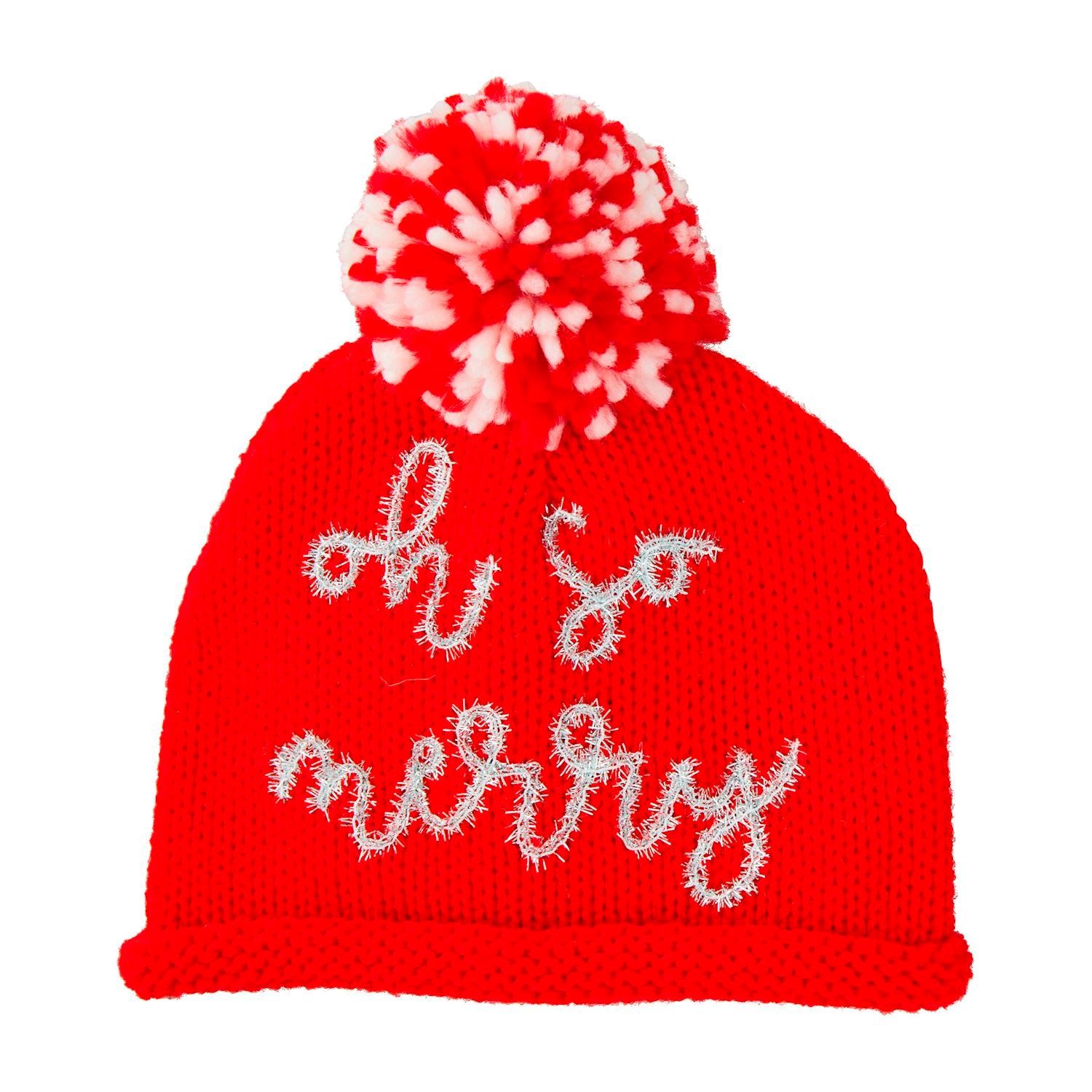 Mud Pie Children's Festive Sparkle Winter Hat for the Holidays