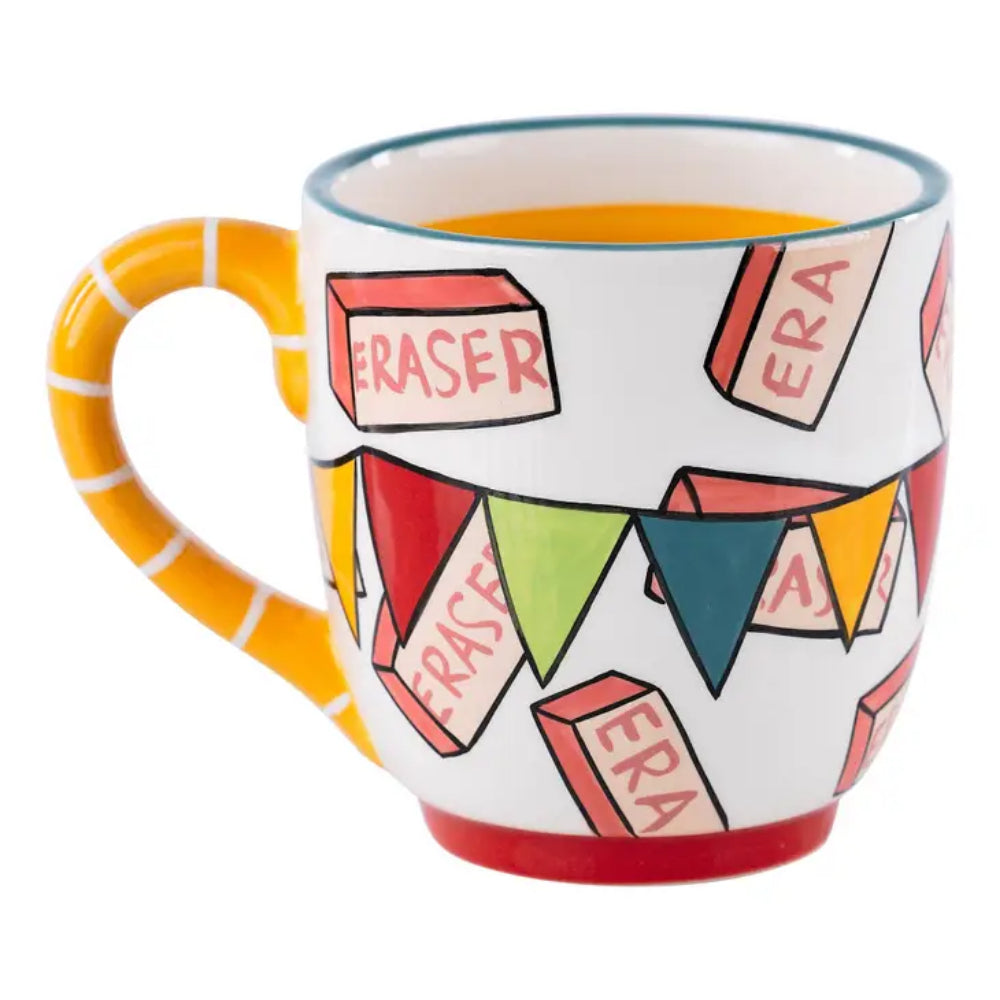 Glory Haus Hand - painted Jumbo Teacher Eraser 16oz Mug