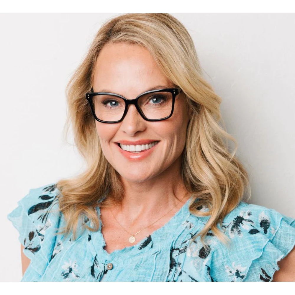 Peepers Stylish Blue Light Reading Glasses - Octavia Model in Black Color
