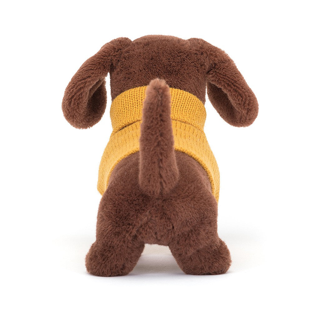 Adorable Jellycat Plush Sweater Sausage Dog Toy