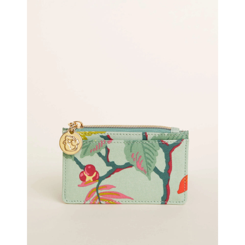 Spartina Richmond Hill Sea Foam Colorful Pattern Zip Card Holder for Easy Storage