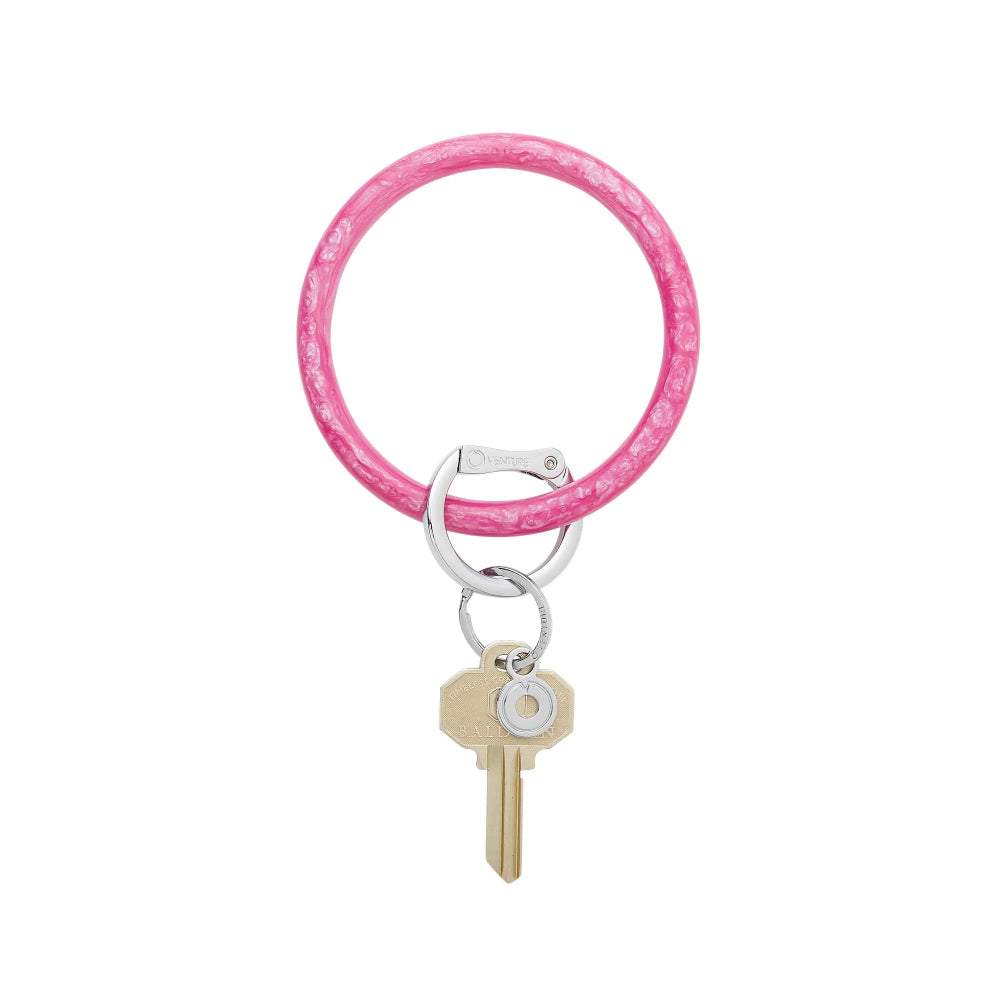 O-VENTURE One-Size-Fits-All Resin Big O® Bracelet Key Ring for Hands-Free Convenience
