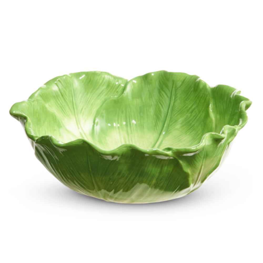 Ceramic Green Cabbage-shaped Bowl for Food Storage