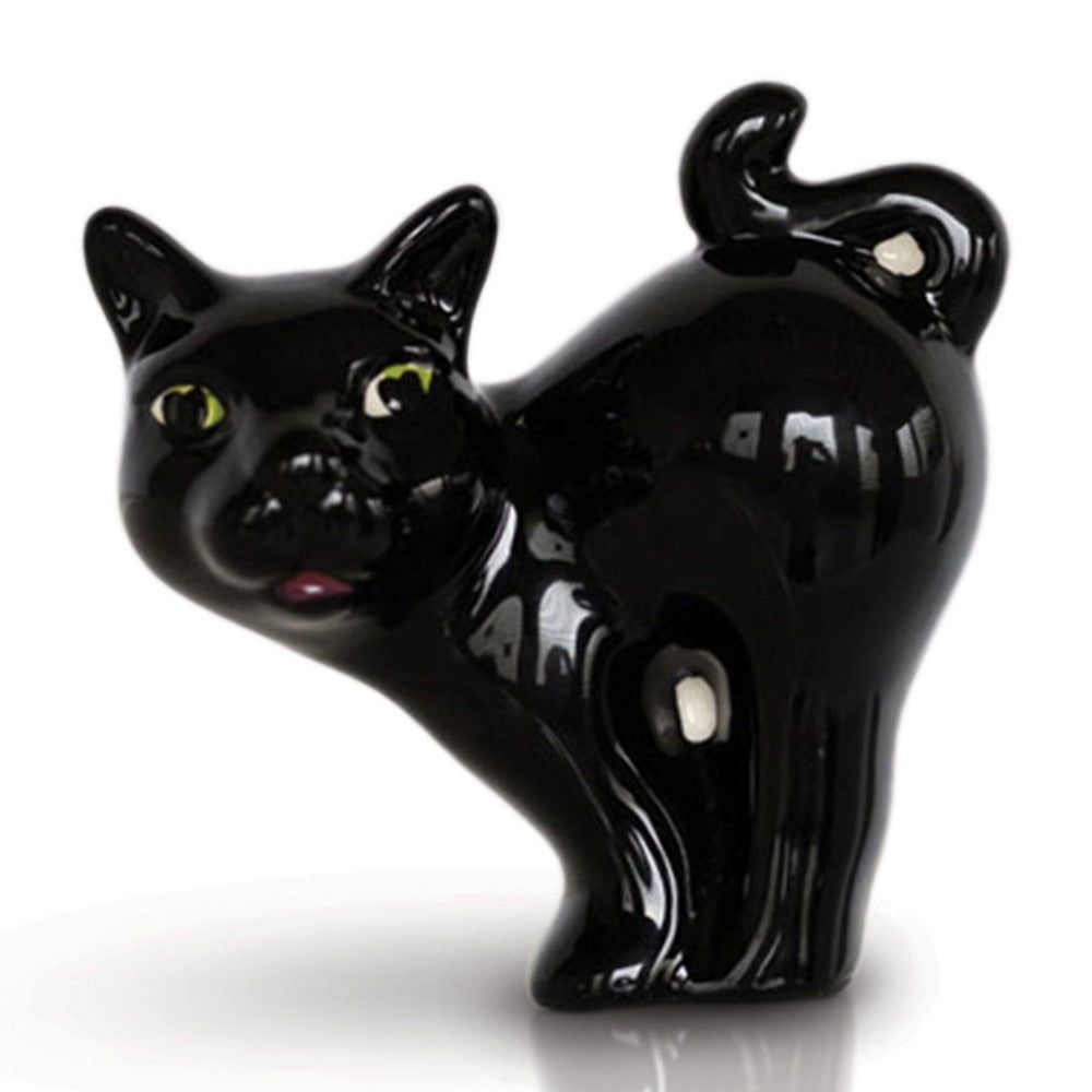Nora Fleming Charming Halloween Scaredy Cat Miniature Decor Piece