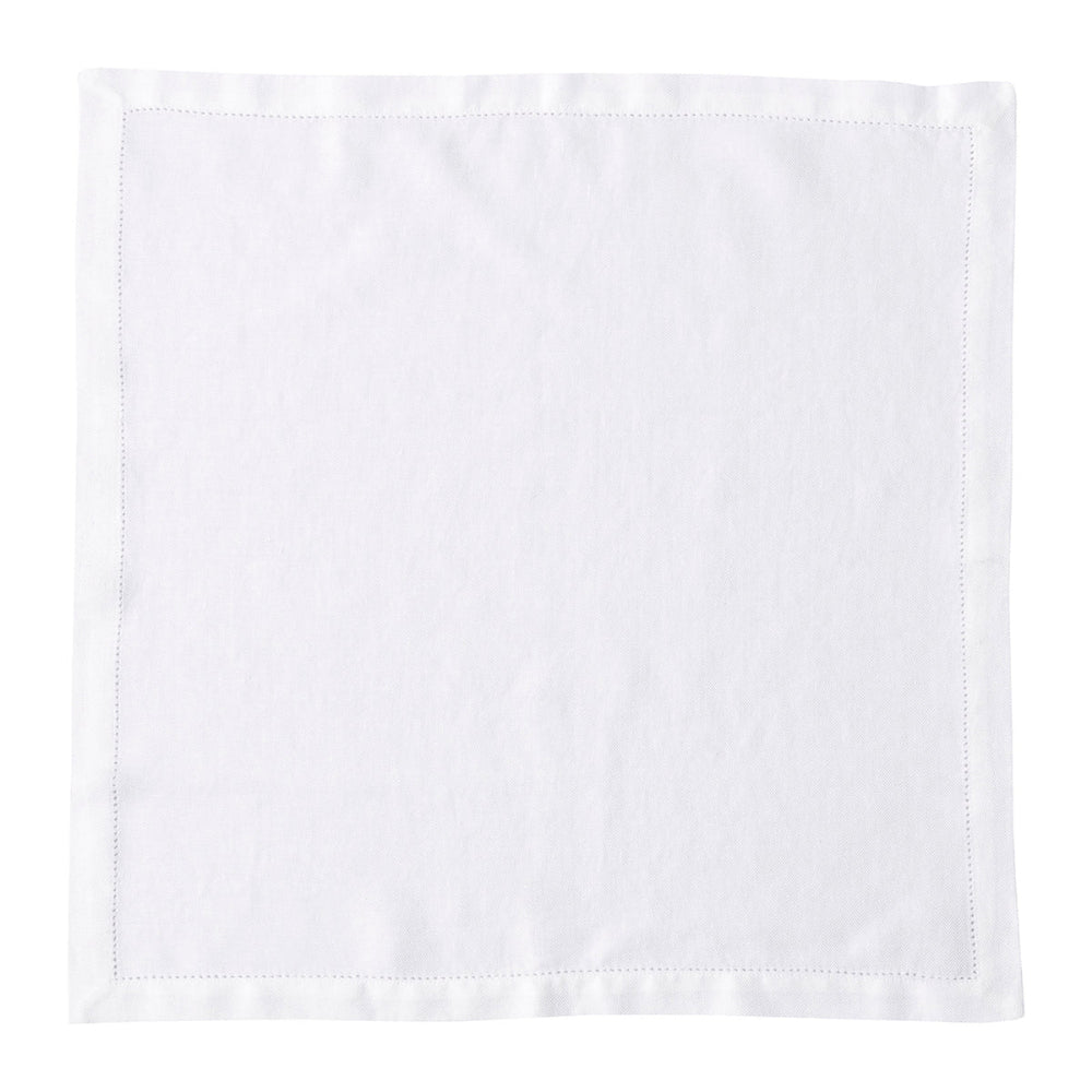 Juliska High - Quality Heirloom - Style Linen White Dinner Napkin