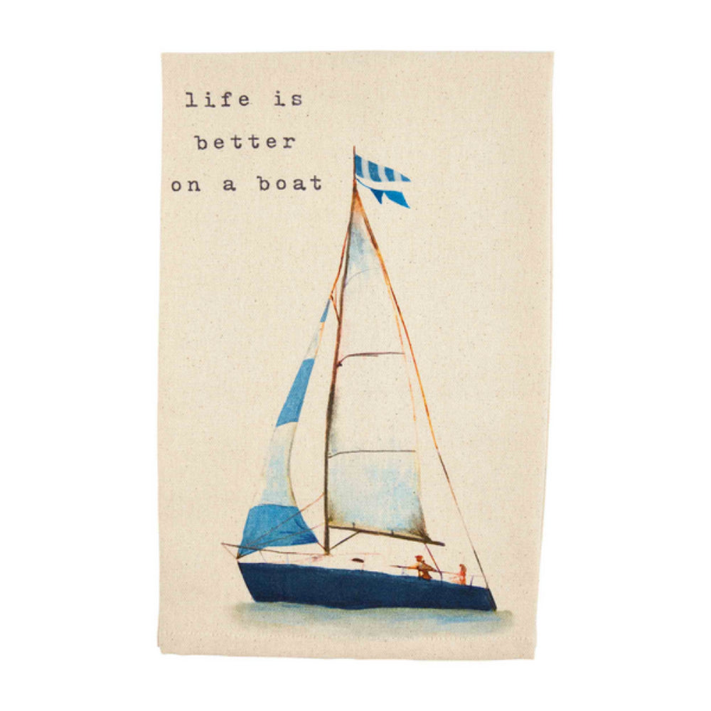Mud Pie Watercolor Design 100% Cotton Beach Hand Towel