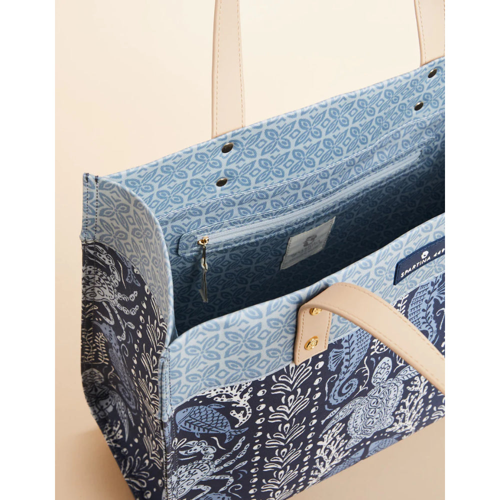 Spartina Hamilton Sea Life - Roomy Excursion Tote for Travel