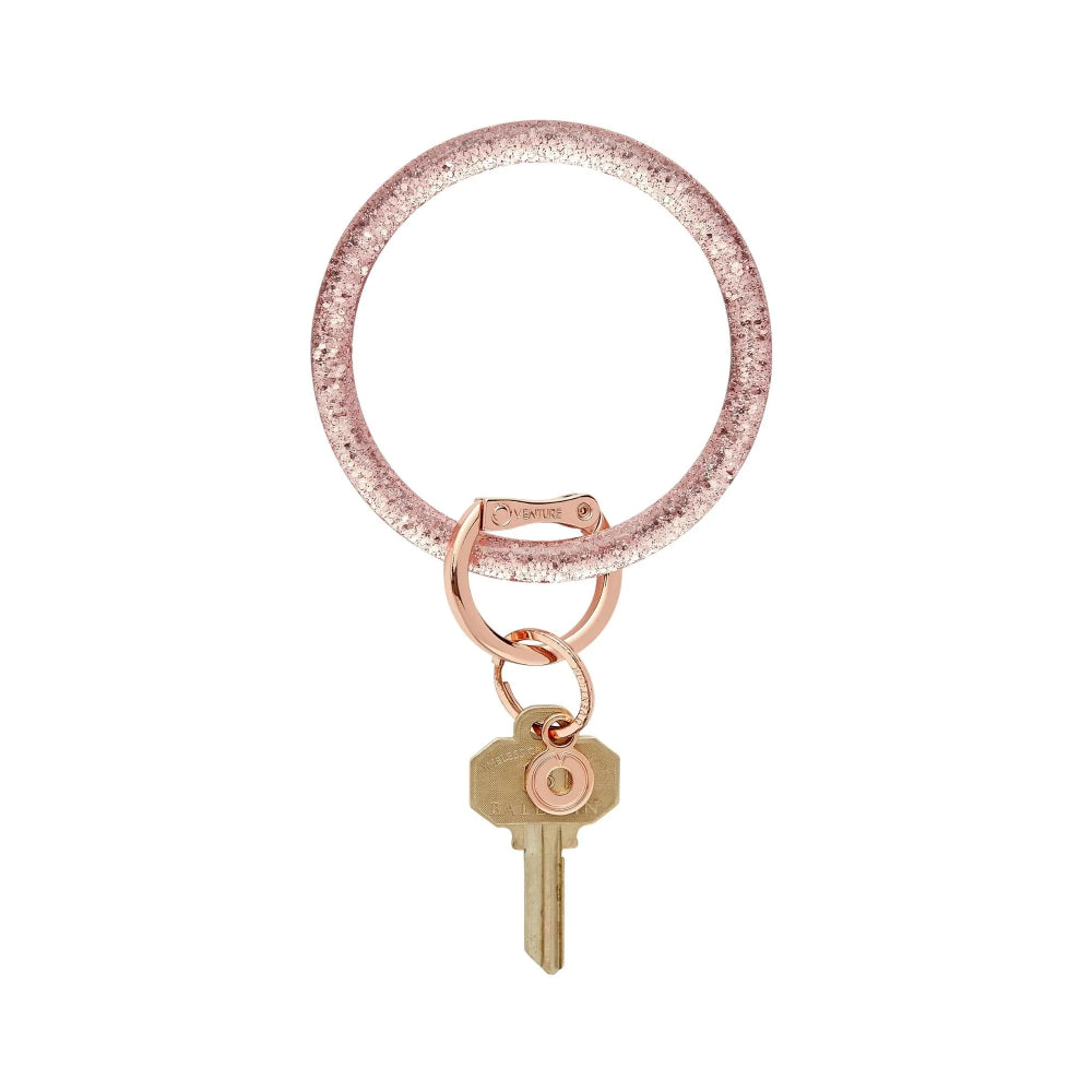 O-VENTURE One-Size-Fits-All Resin Big O® Bracelet Key Ring for Hands-Free Convenience
